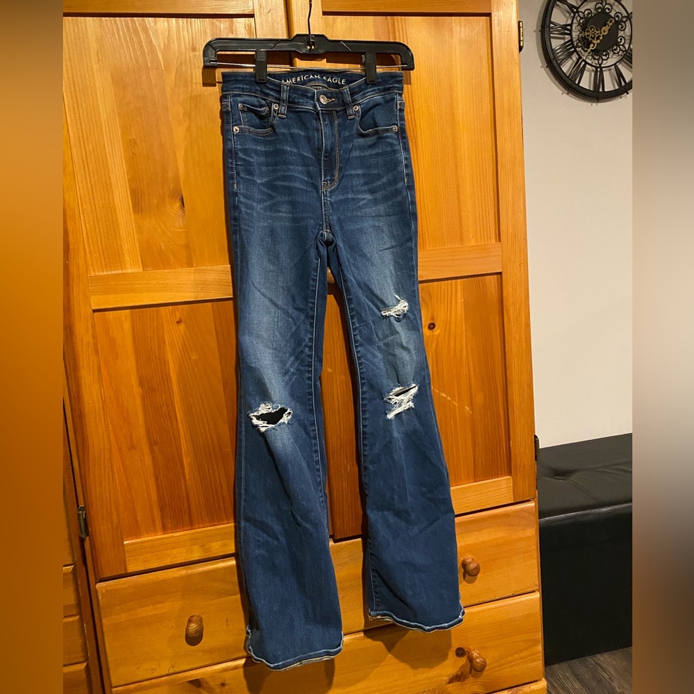 American Eagle Hi-Rise Flare Jeans